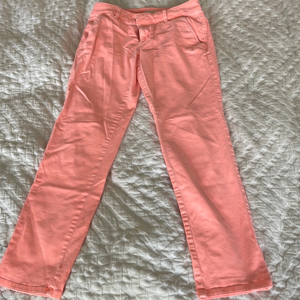 Loft size 2 bright coral pants